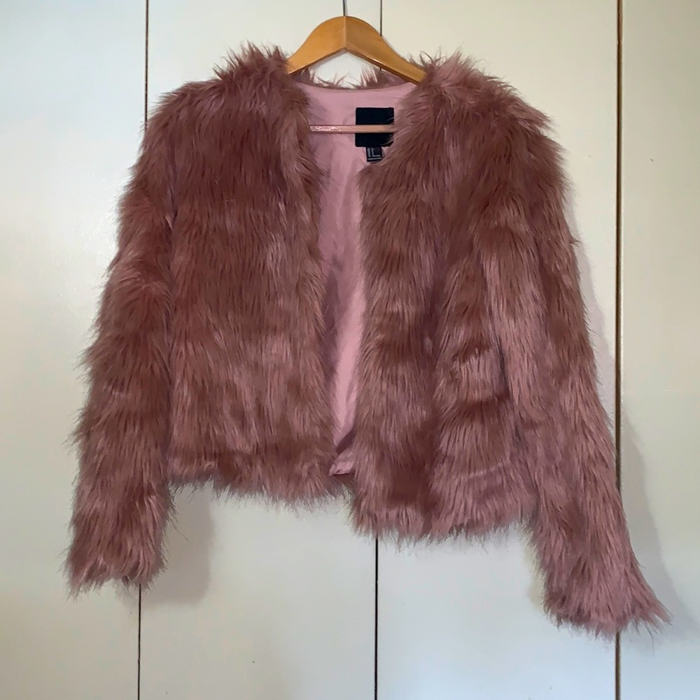 Pink Fur Jacket